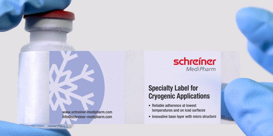 Eiskalt gekennzeichnet: Kryo-Etikett für Tiefkühlmedikamente