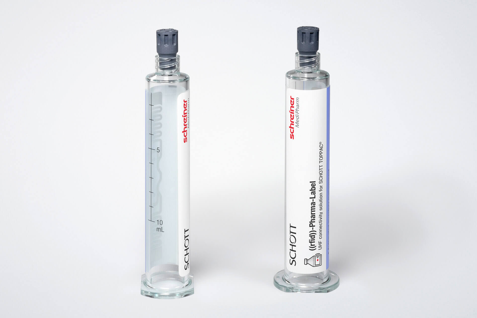 The smart RFID Syringe Label combines marking of a syringe with its unique, digital identity.