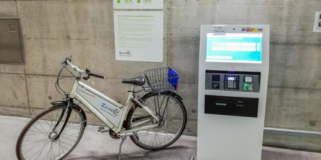 RFID Solution for Bikes Bicycle Station Zurich: Ride–and Park!