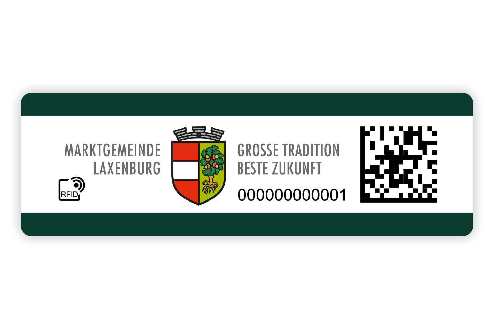Successful parking permit: Laxenburg relies on the Windshield label with RFID
