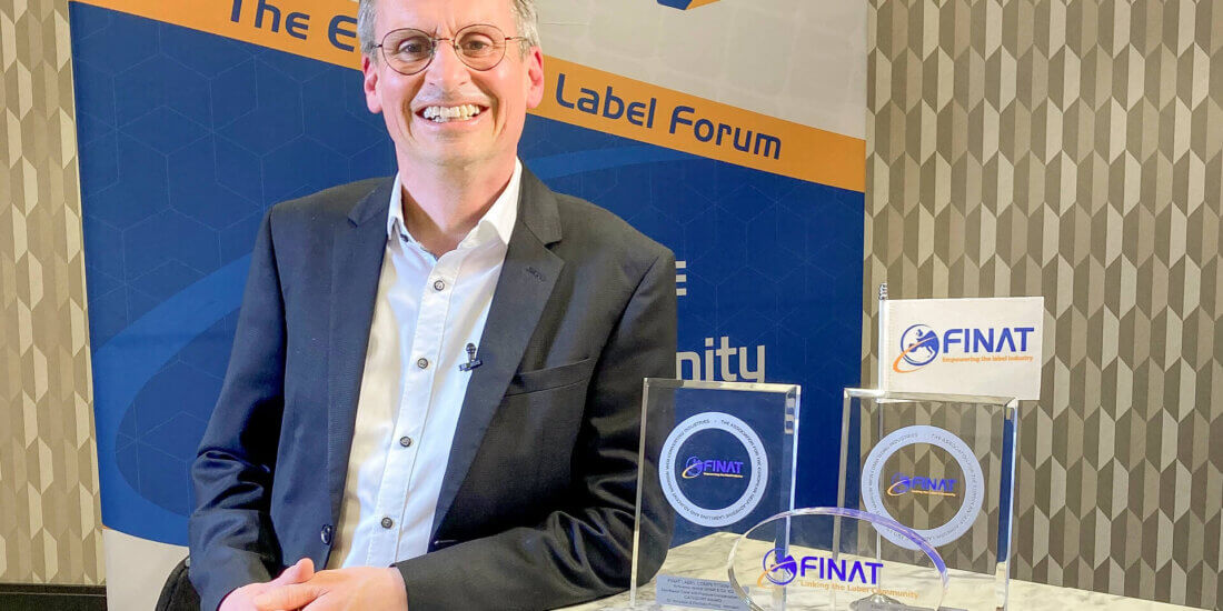 Dr. Jens Vor der Brüggen is pleased about the three awards for Schreiner Group—especially because all of them were presented for innovations.