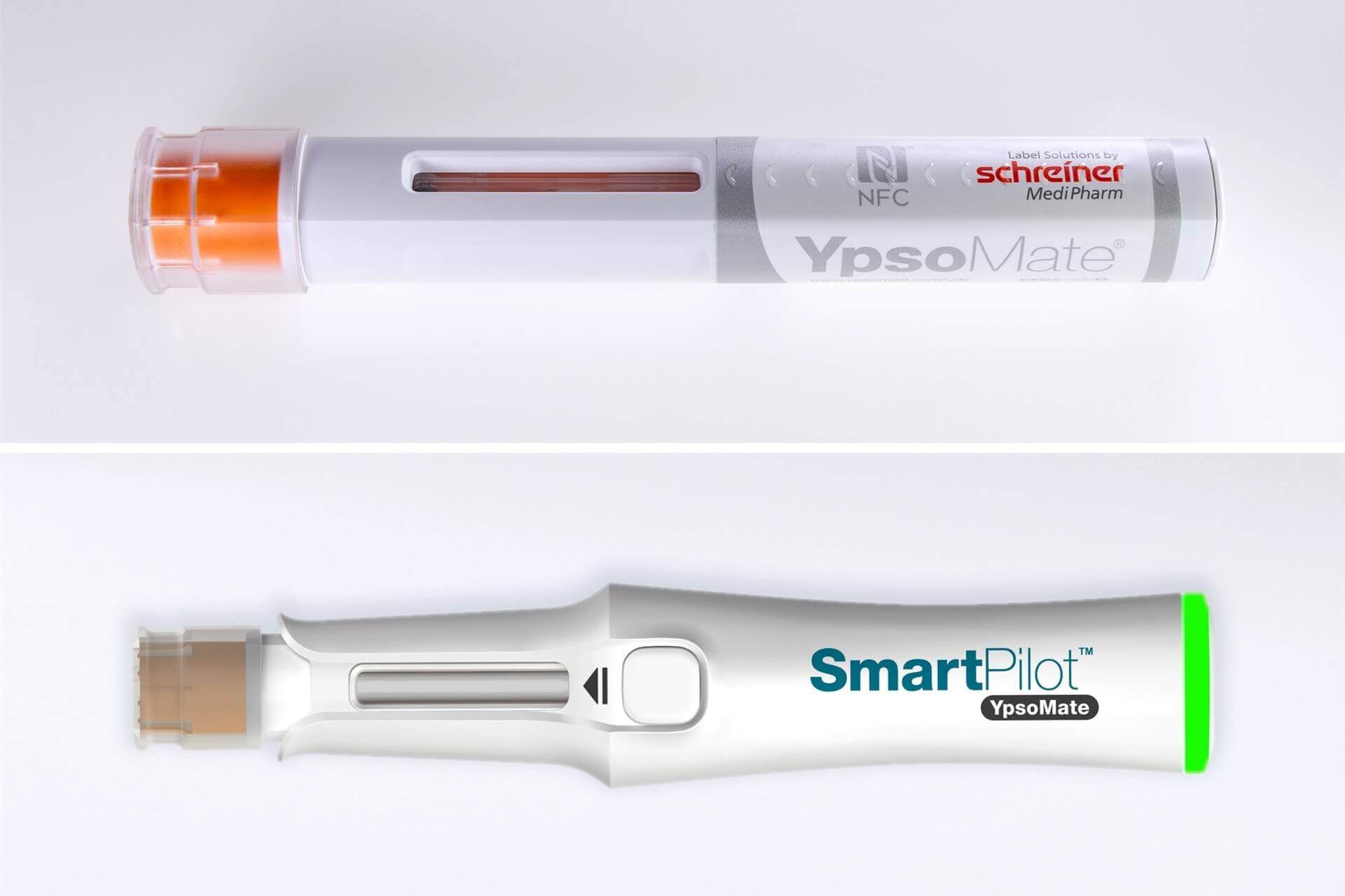 The SmartPilot™ is an electronic add-on for the YpsoMate® autoinjector.