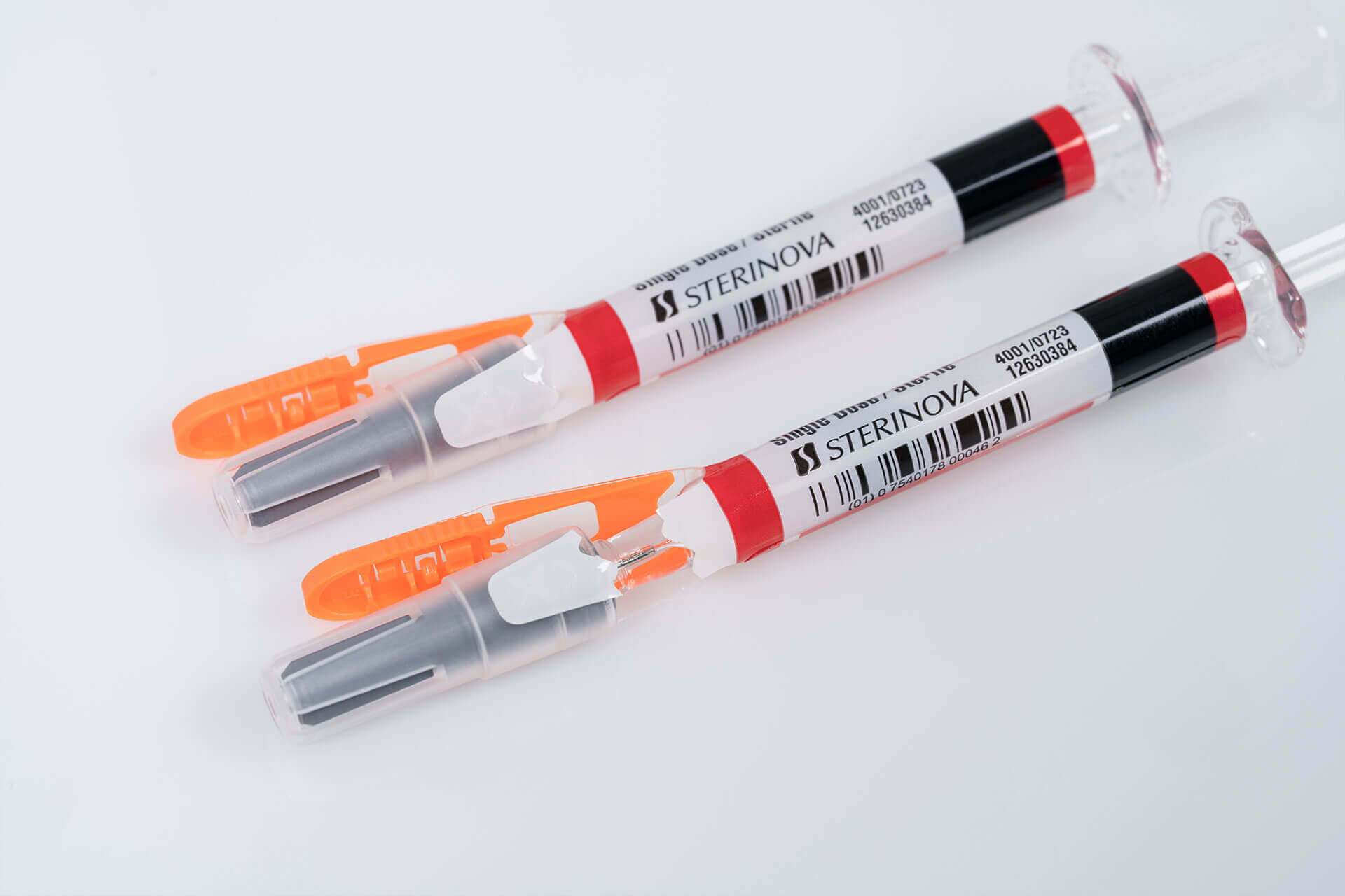 Sterinova’s heparin syringes equipped with Needle-Trap Secu