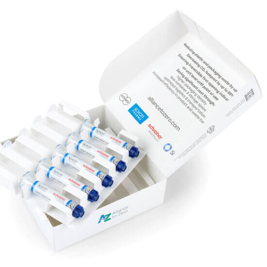 The new blister-free solution optimizes packaging and distribution processes and requires less space during transportation and storage.