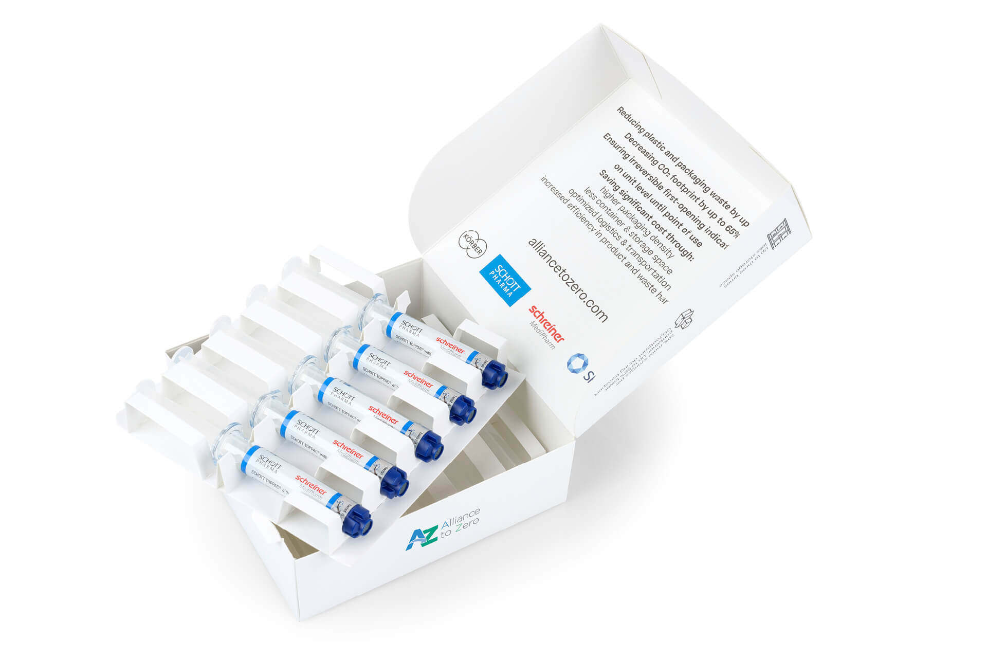 The new blister-free solution optimizes packaging and distribution processes and requires less space during transportation and storage.