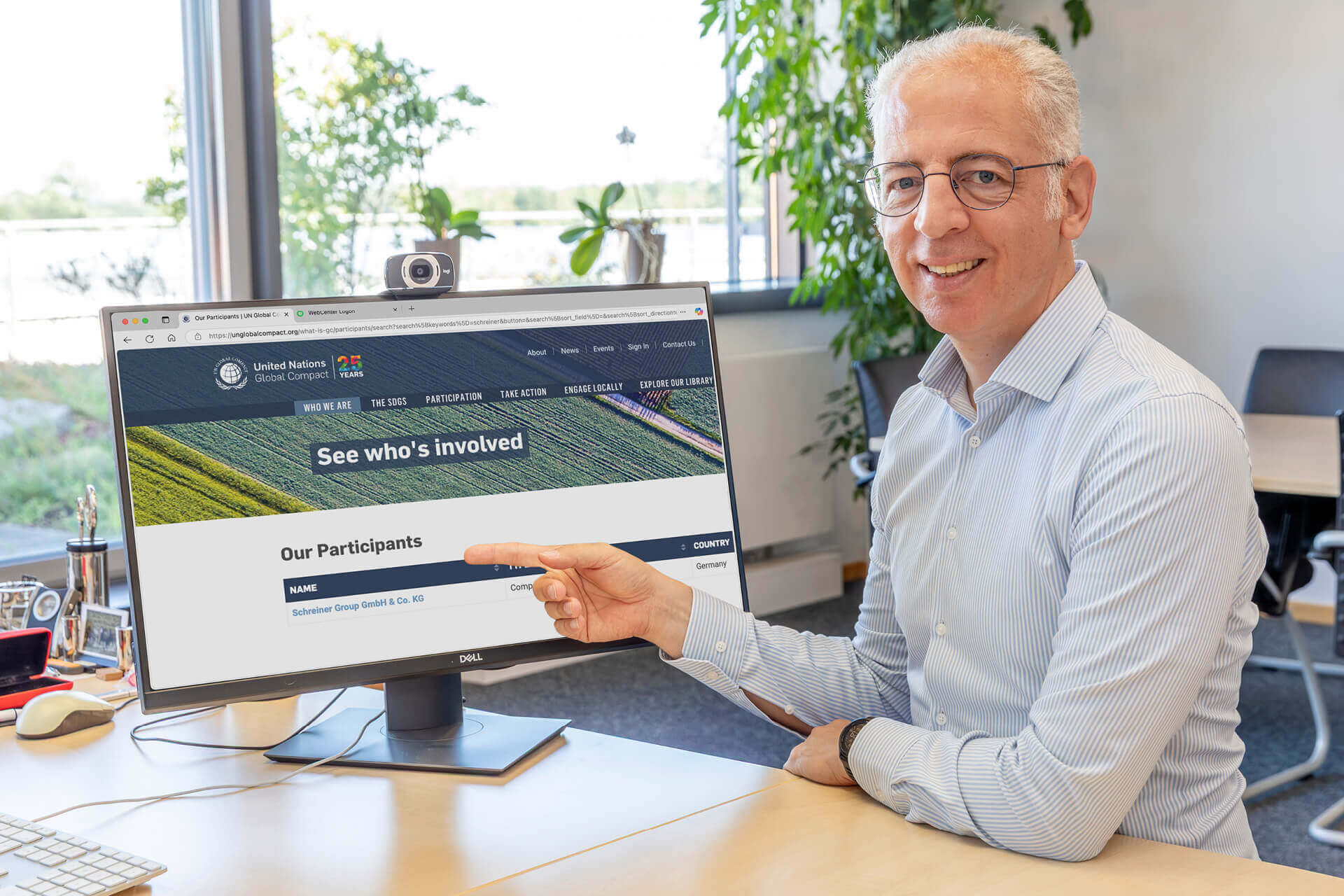 For Managing Director Roland Schreiner, joining the UN Global Compact is another important step toward a sustainable future.